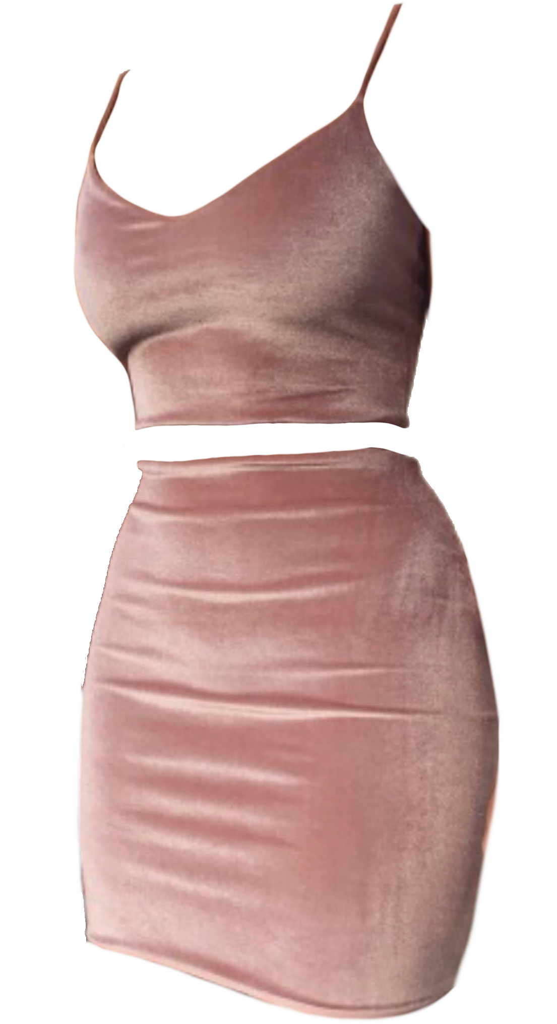 A Pink Dress With A Black Band