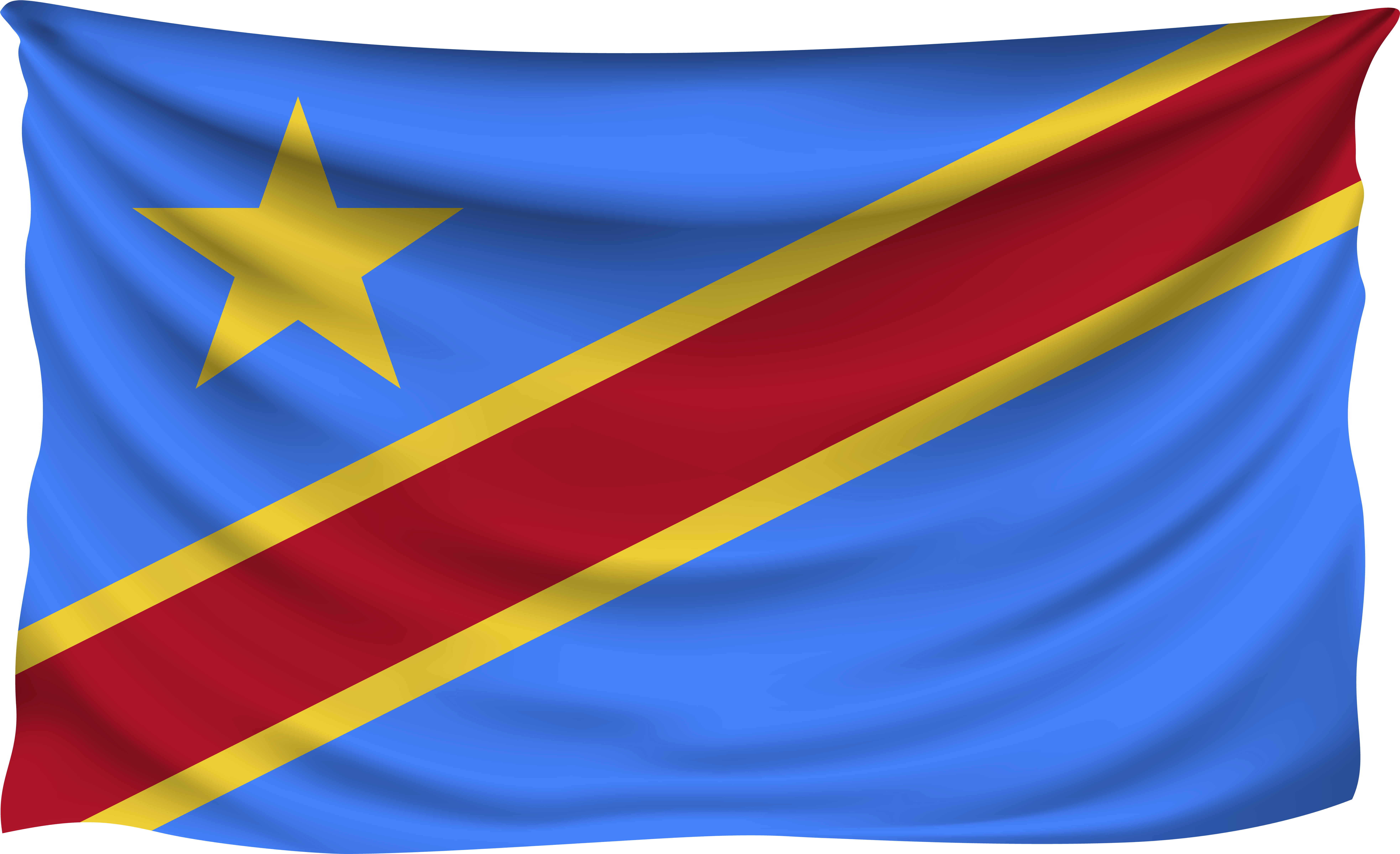 A Blue Flag With A Red Stripe And A Yellow Star