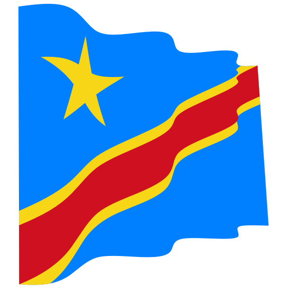 A Blue Flag With A Yellow Star And A Red Stripe