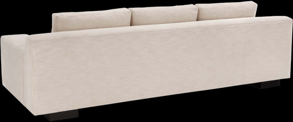 A White Couch With Cushions