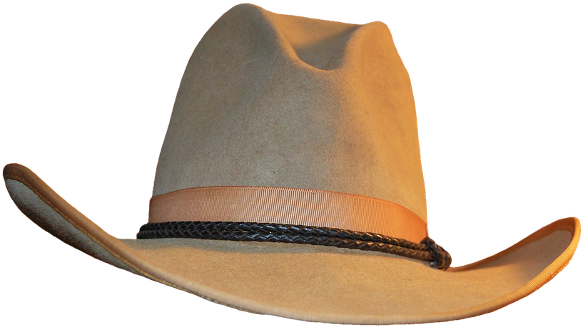 A Brown Hat With A Brown Band