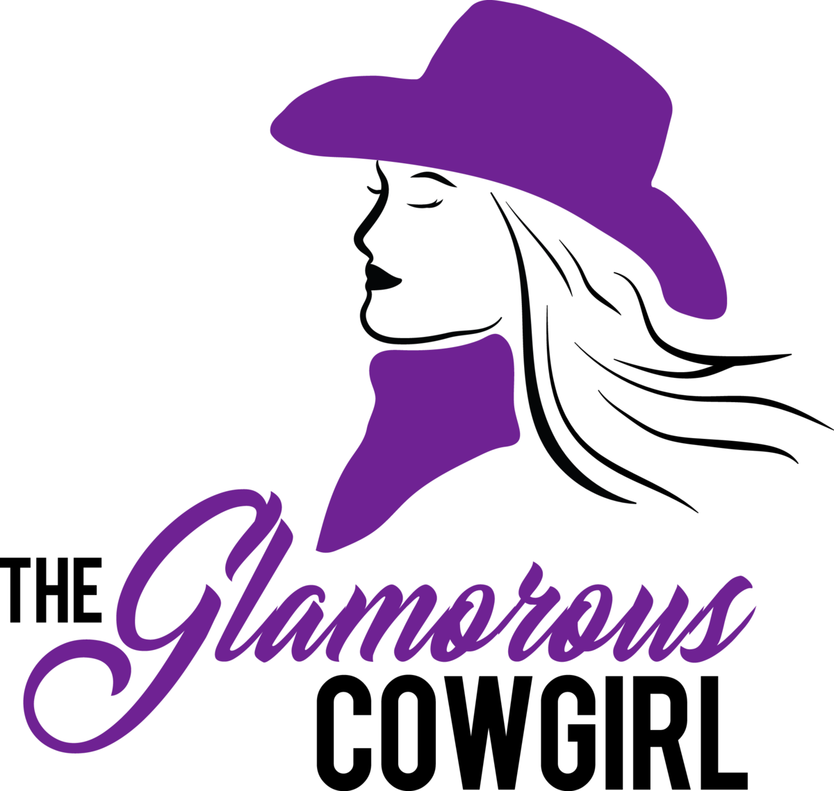 A Logo Of A Woman Wearing A Hat