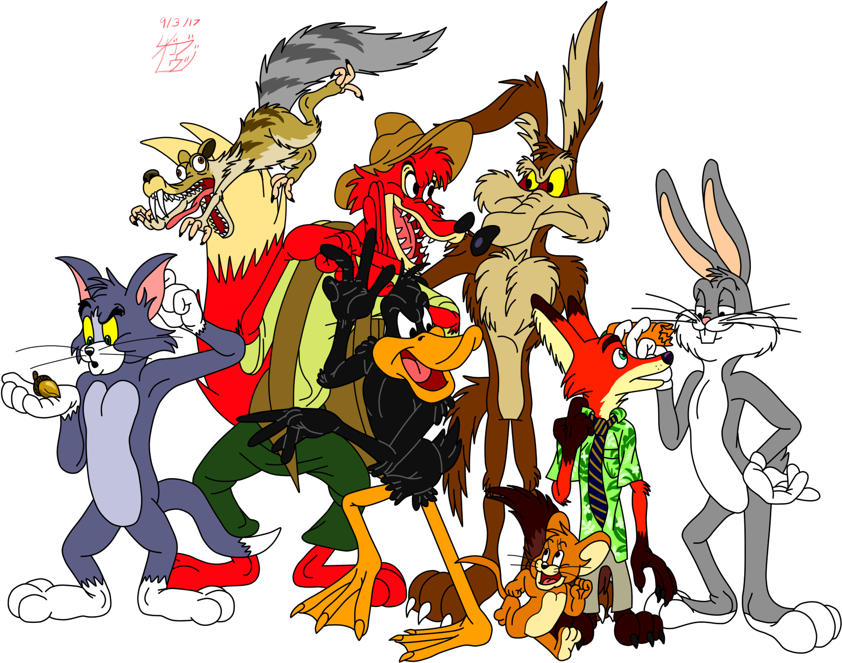Cartoon Characters Of Animals