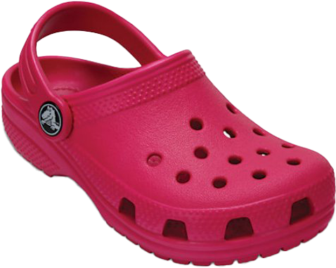 A Pink Shoe With Holes