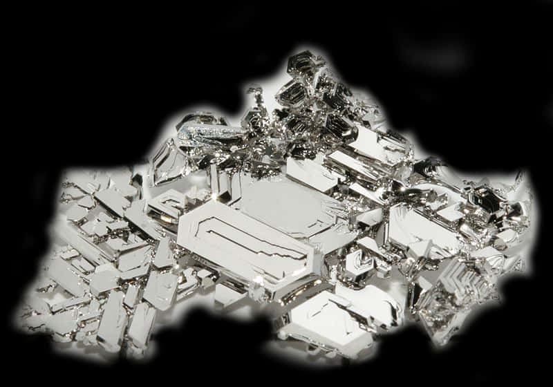 A Close-up Of A Silver Object