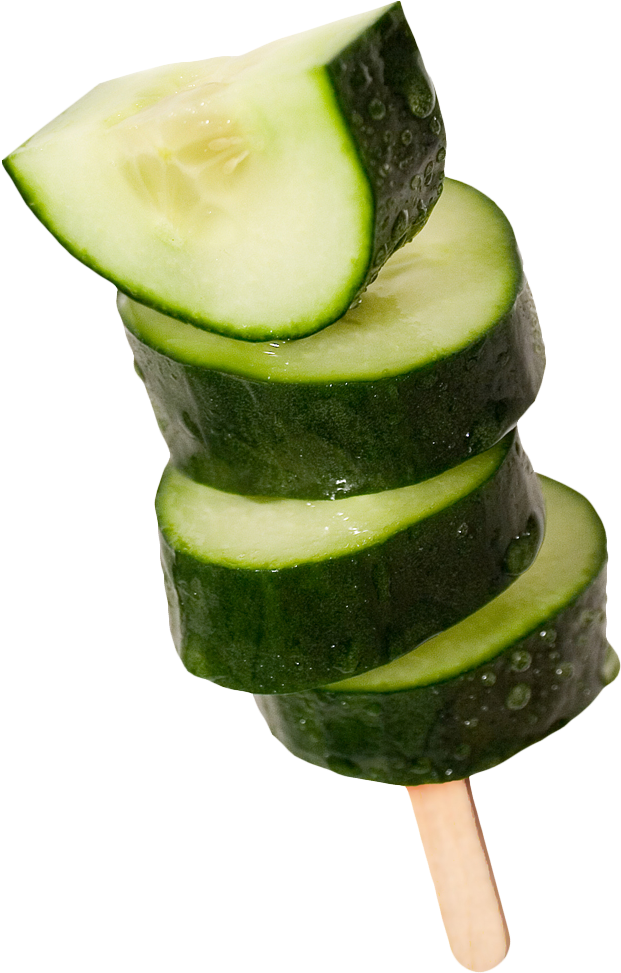 A Cucumber On A Stick