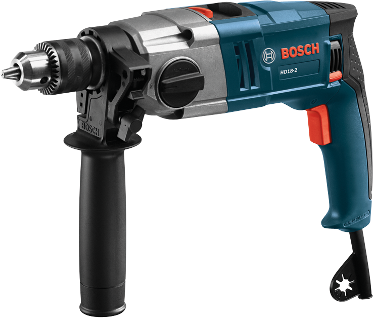 A Blue And Black Power Drill