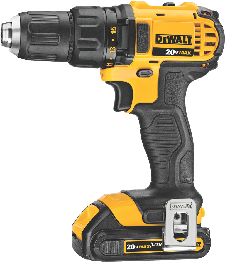 A Yellow And Black Cordless Drill