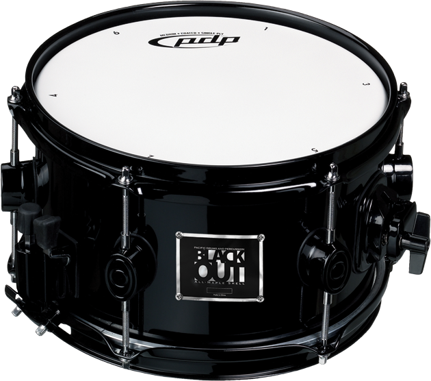 A Black And White Drum