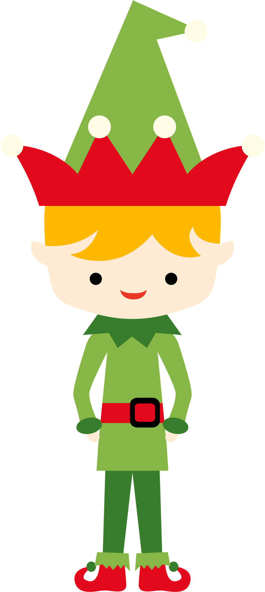 A Cartoon Of A Elf