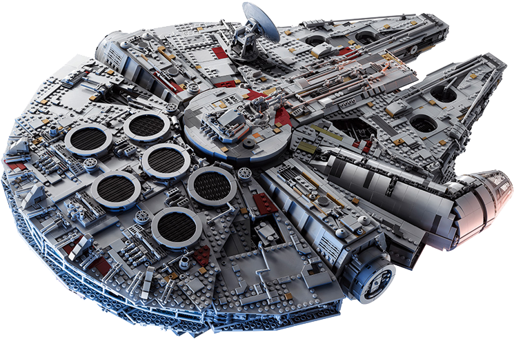 A Toy Spaceship Made Of Lego
