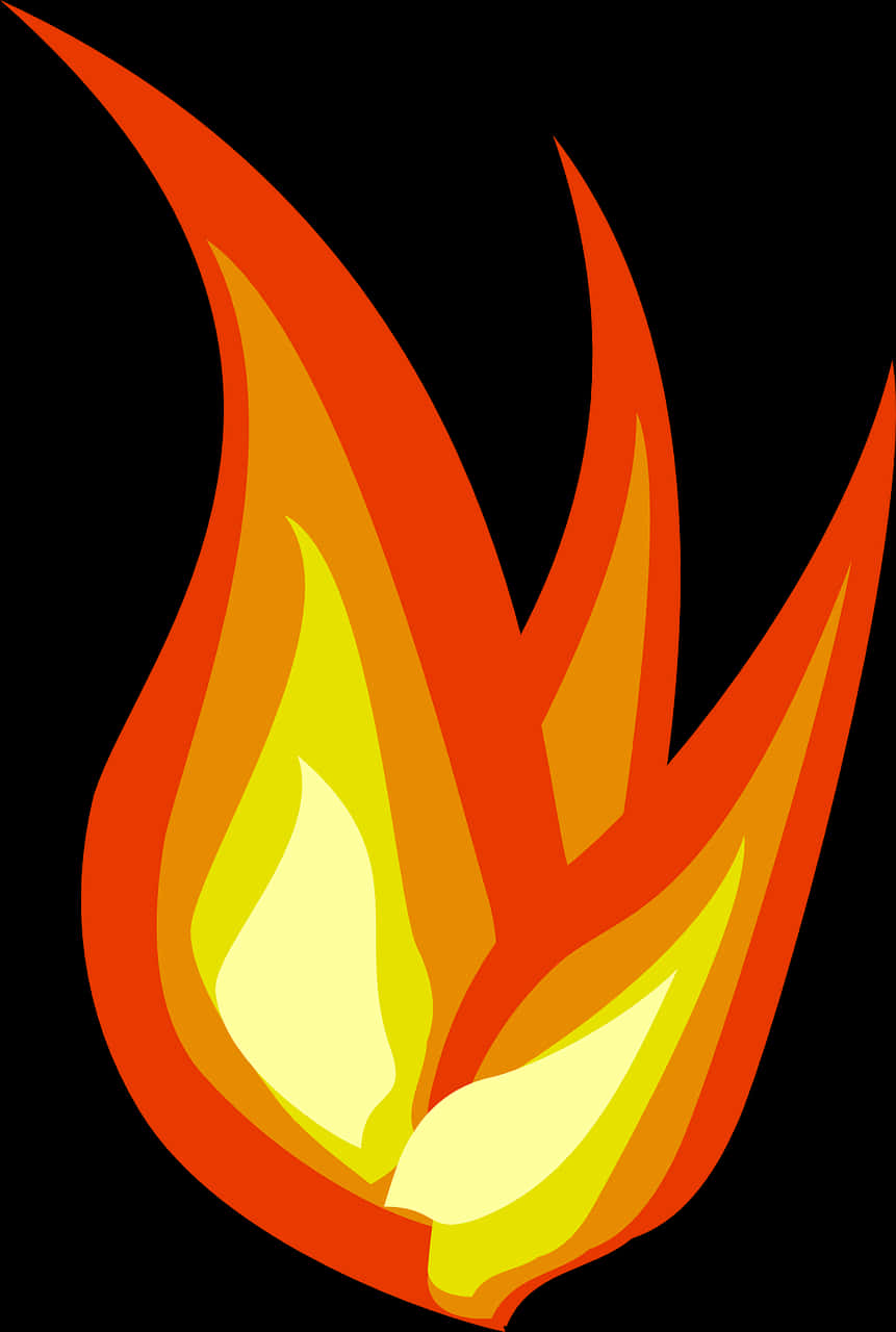 A Drawing Of A Fire