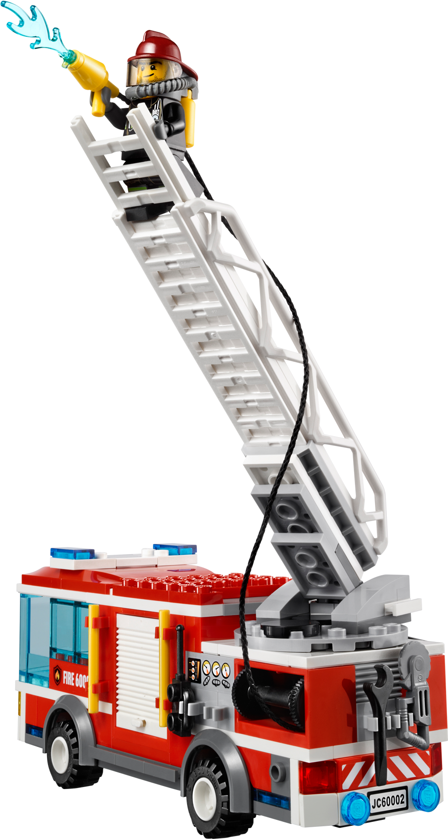 A Toy Fire Engine With A Ladder