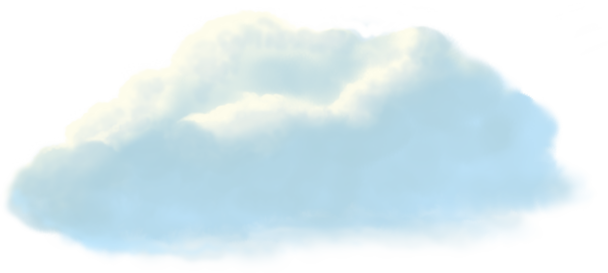 A White Cloud With Black Background