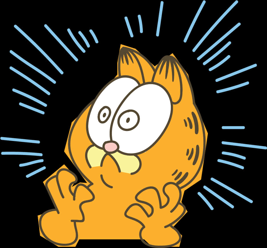 Surprised Garfield