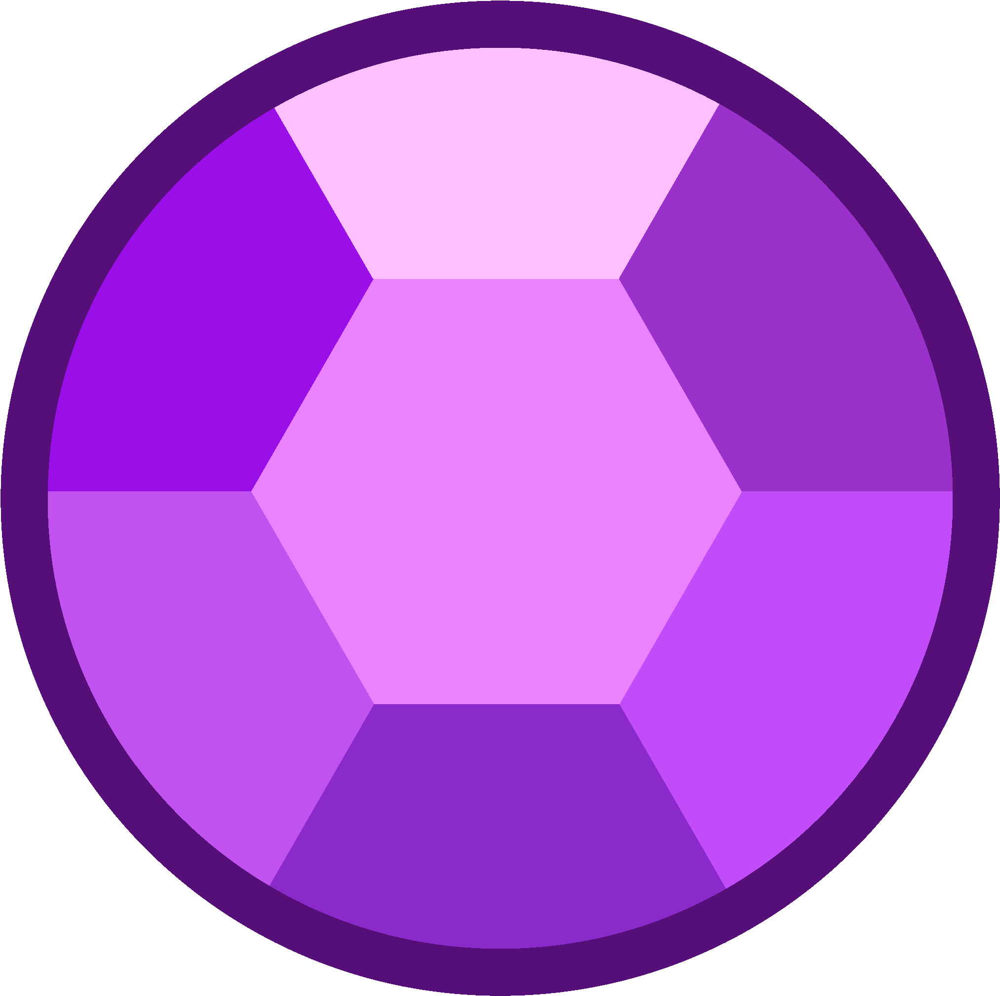 A Purple And White Gem