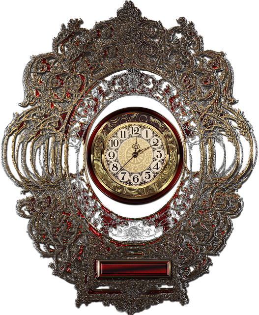 A Clock With A Gold Frame