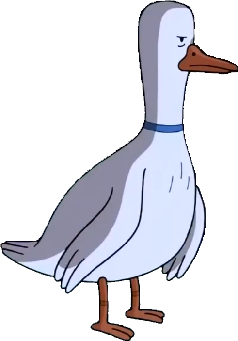 A Cartoon Of A Duck