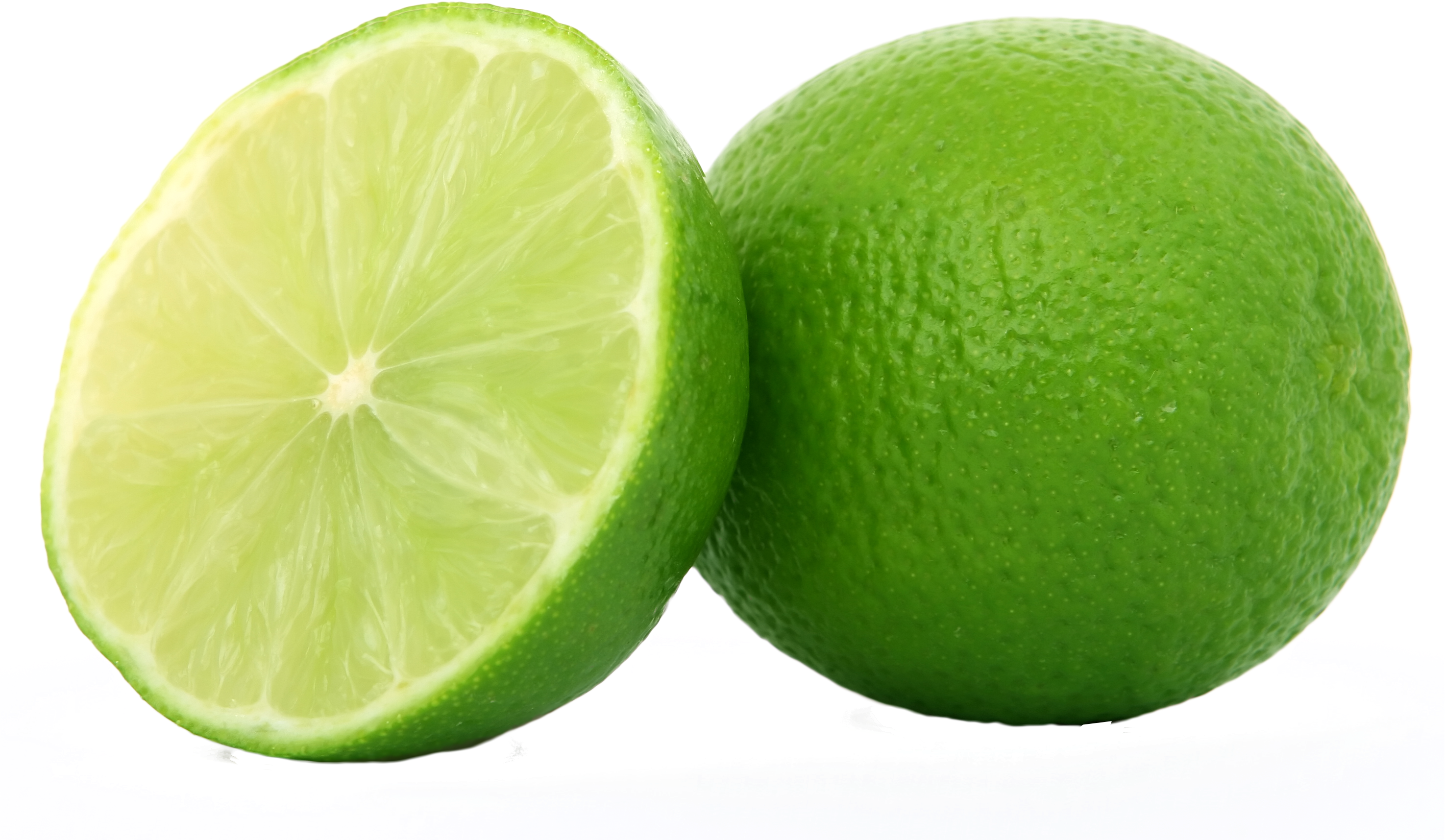 A Lime Cut In Half