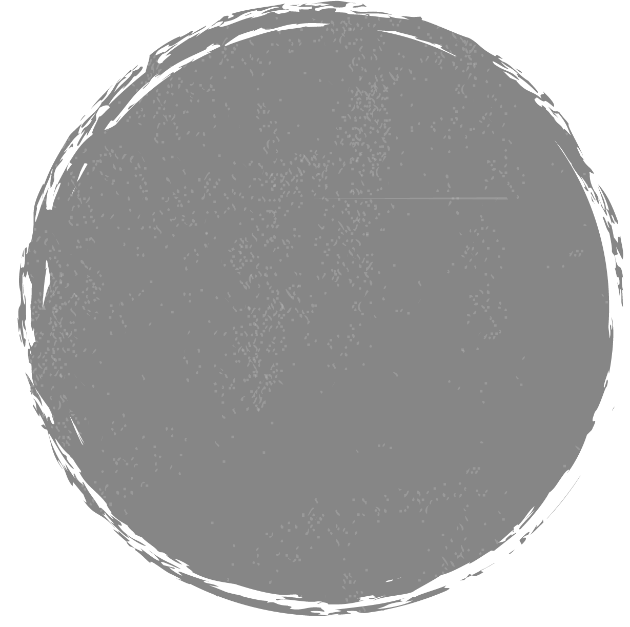 A Grey Circle With Black Background