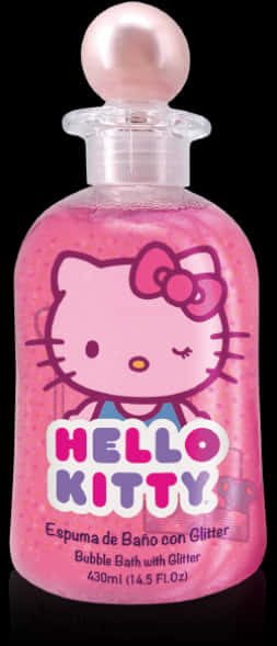 A Pink Bottle Of Liquid