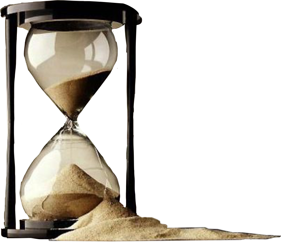 A Sand Running Through An Hourglass