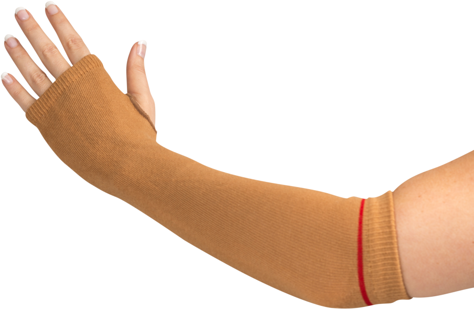 A Person's Hand With A Long Sleeve