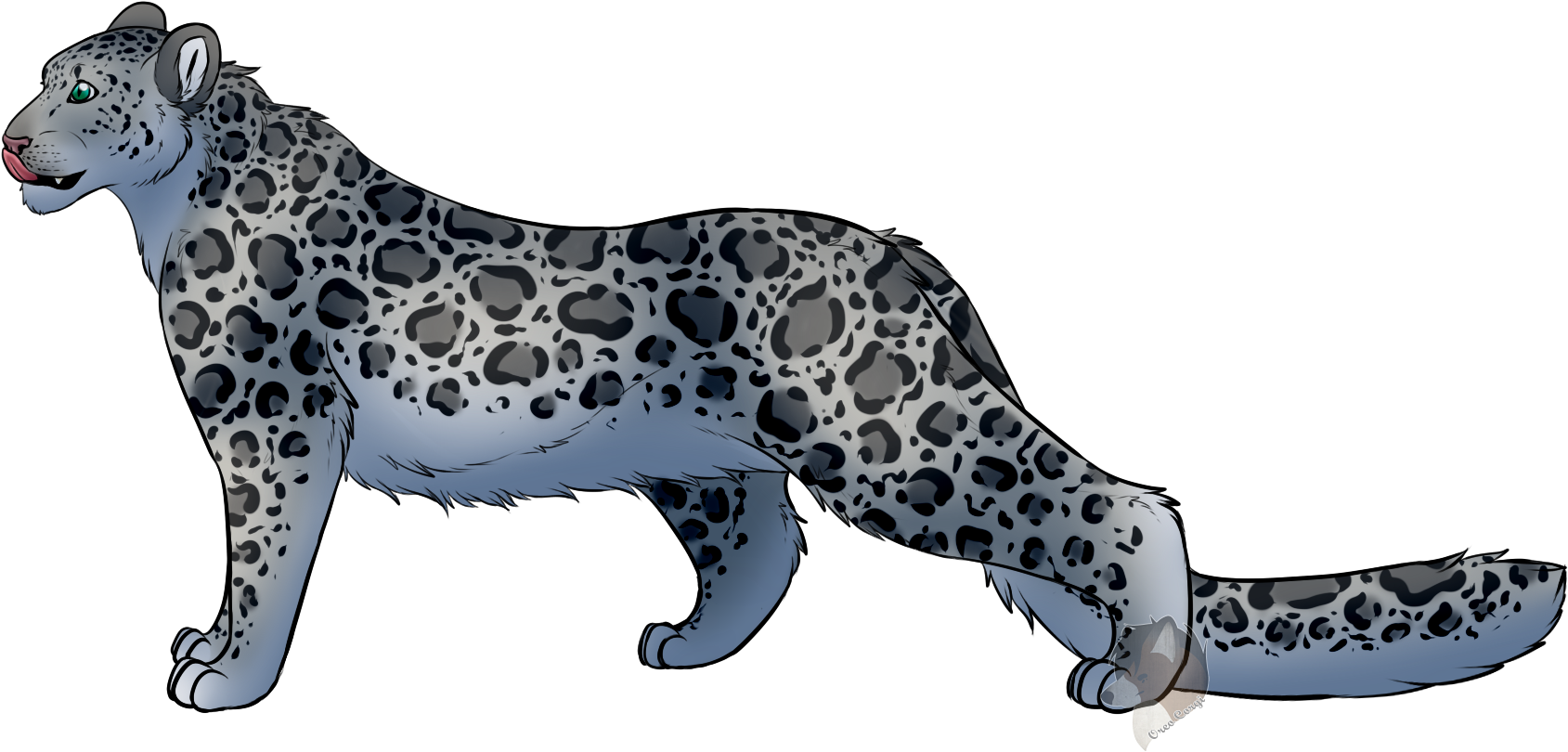 A Cartoon Of A Leopard