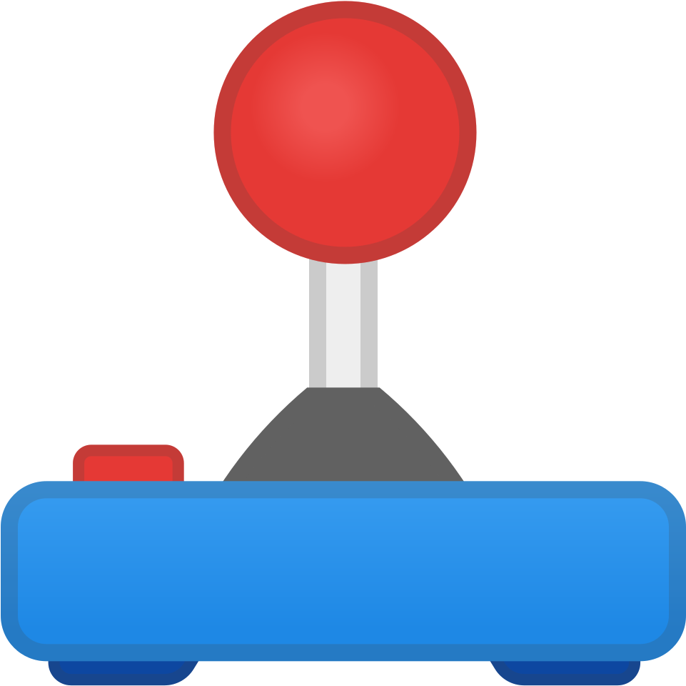 A Red And Blue Joystick