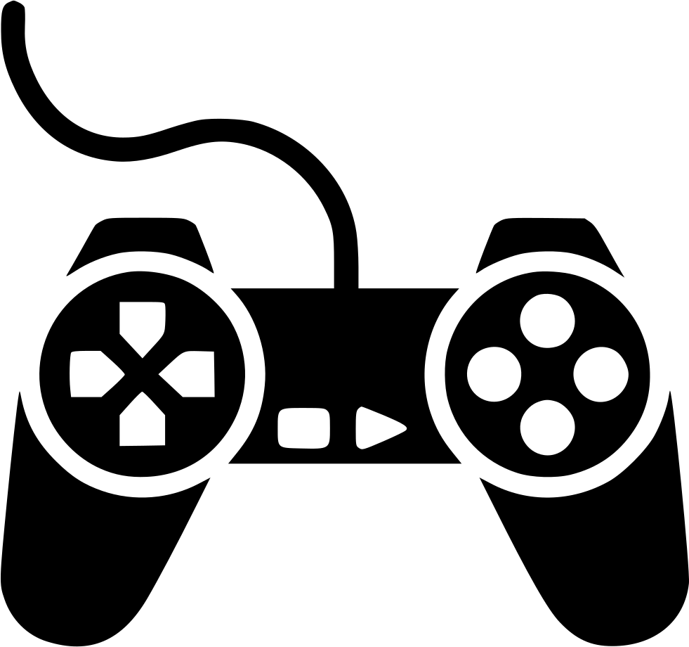 A Black And White Picture Of A Video Game Controller
