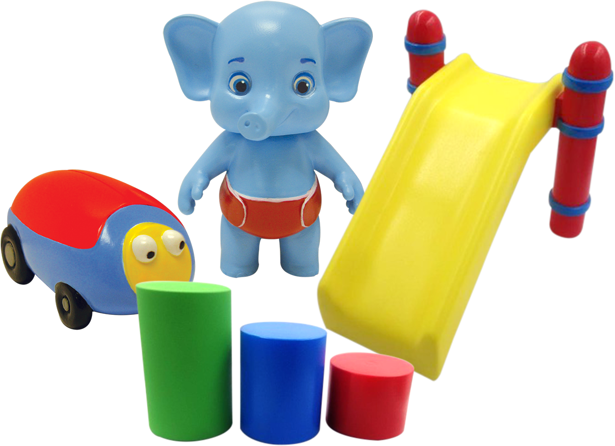 A Toy Elephant And Other Toys