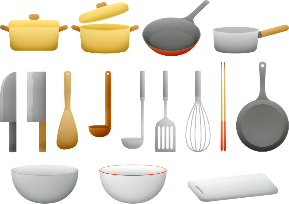 A Collection Of Kitchen Utensils