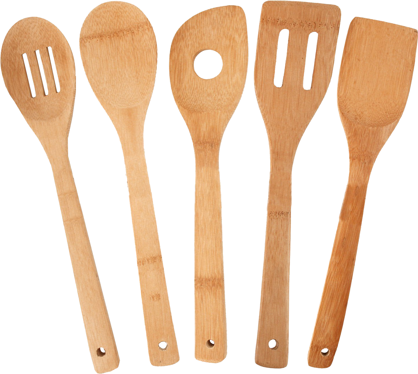 A Group Of Wooden Spoons