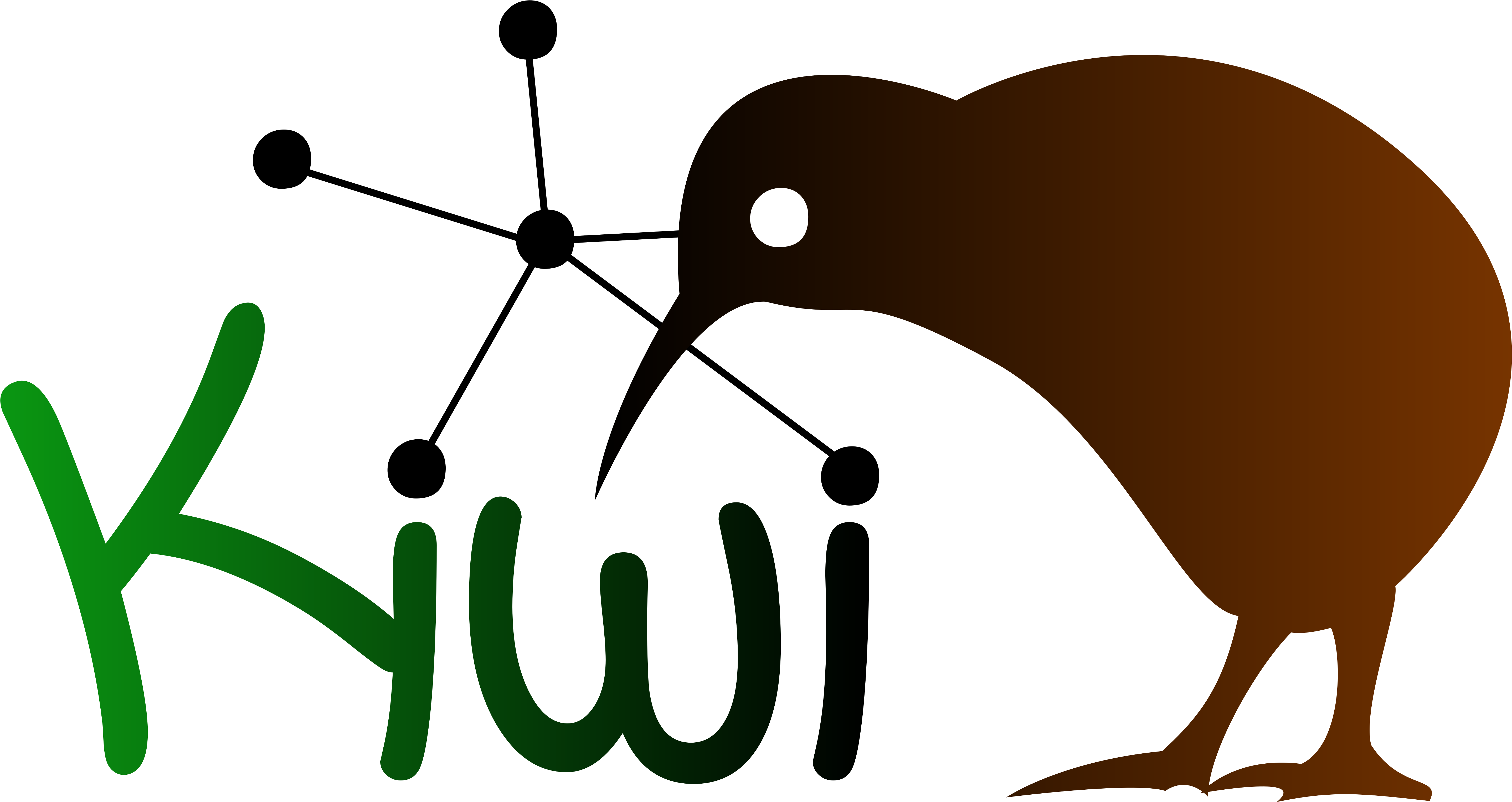 A Bird With A Green And Black Background