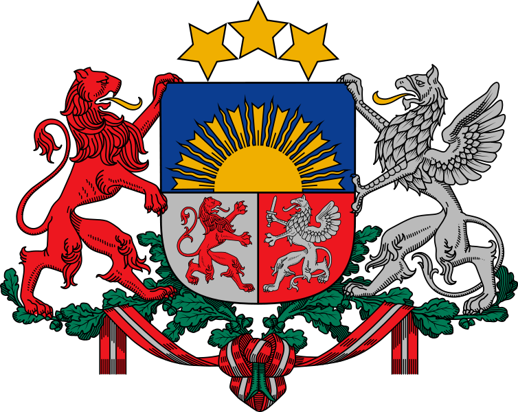 A Colorful Emblem With Lions And A Shield