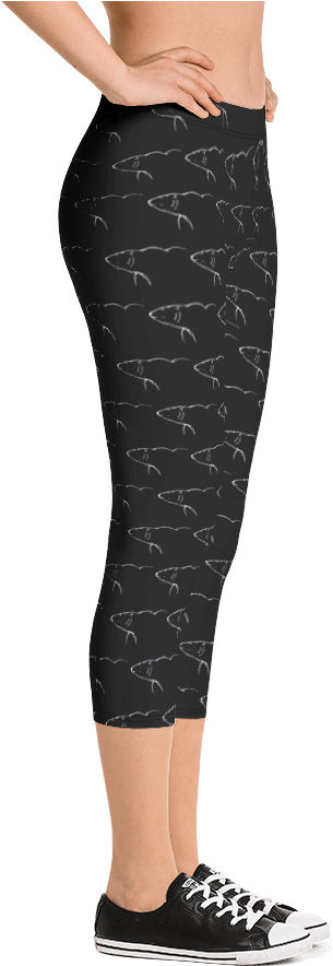 A Leg With Fish Pattern