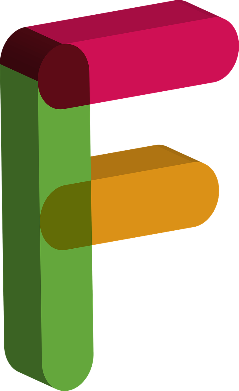 A Colorful Letter F