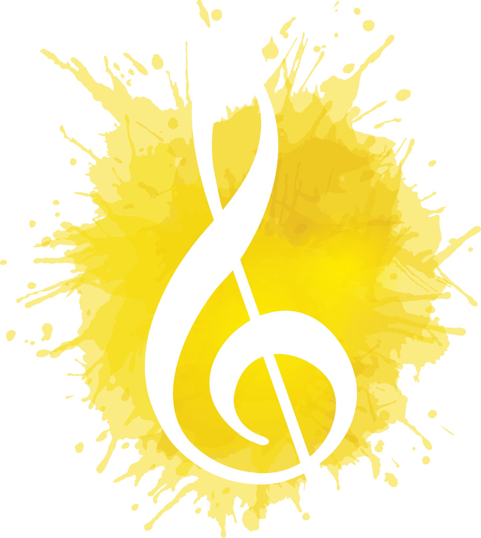 A Black And Yellow Symbol