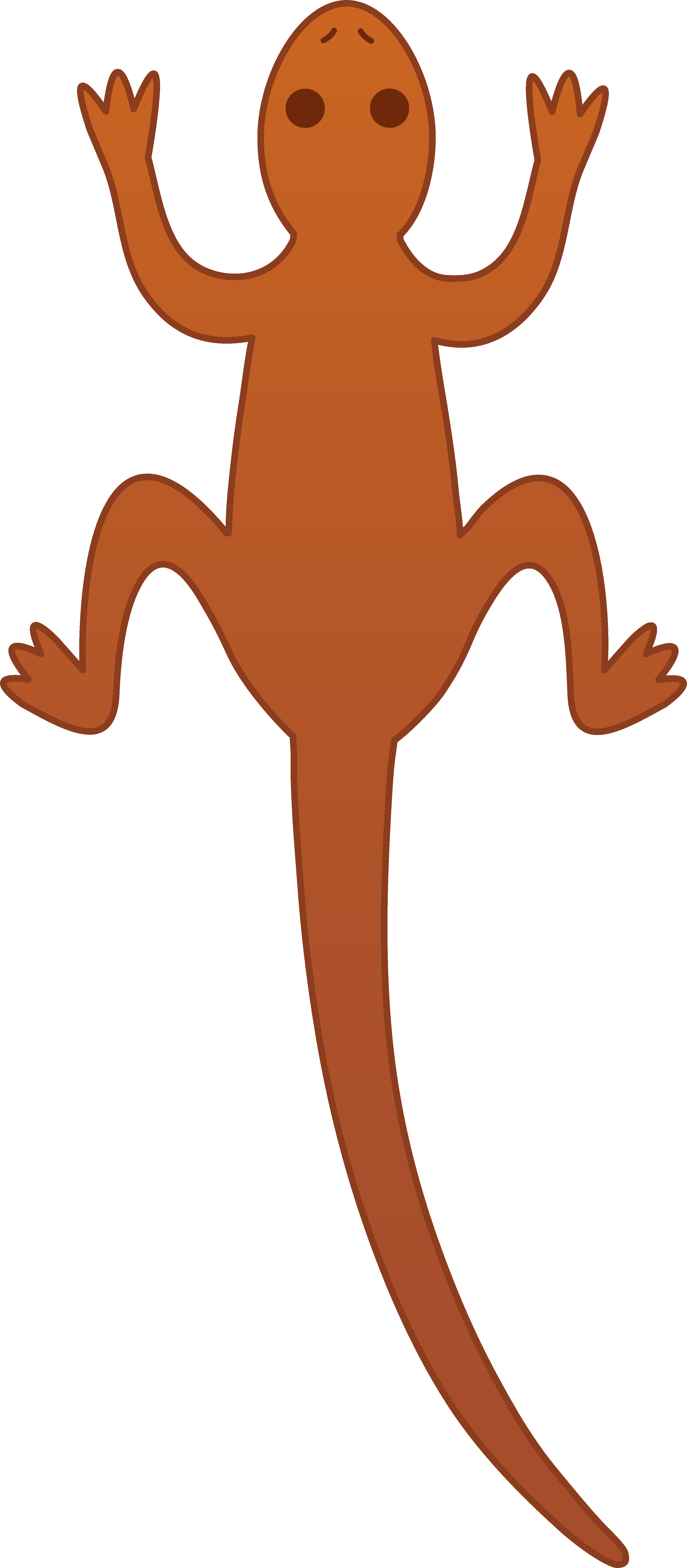 A Cartoon Of A Lizard