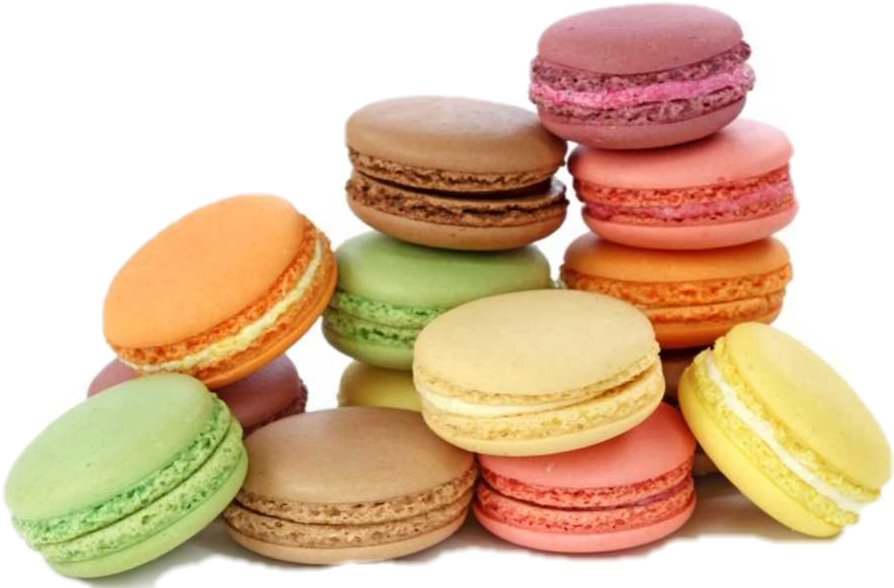 A Pile Of Colorful Macaroons