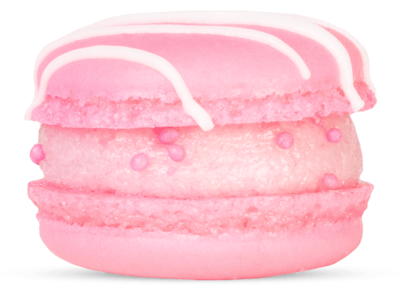 A Close Up Of A Pink Macaroon