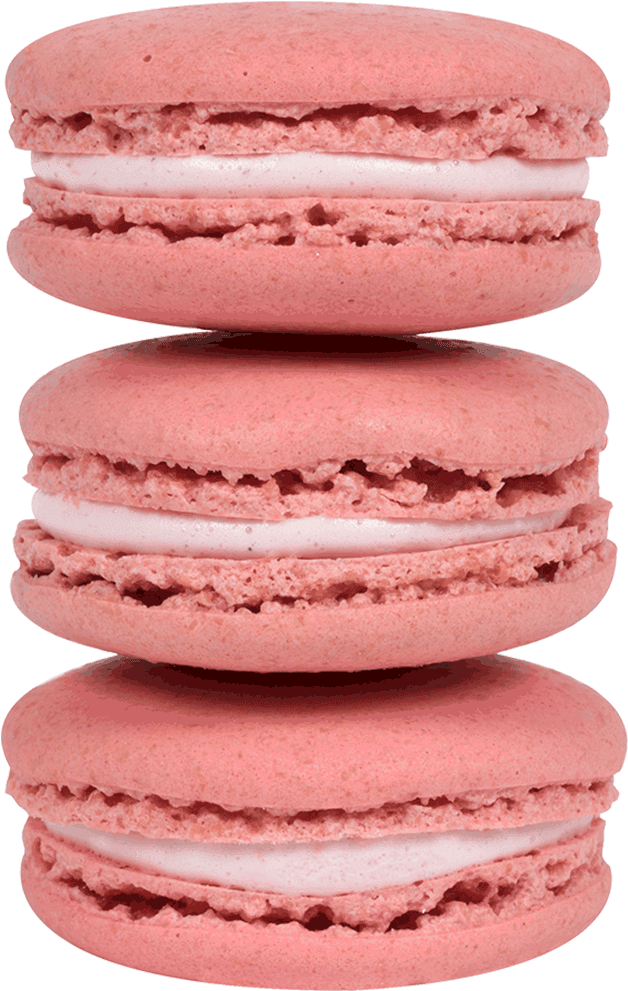 A Stack Of Pink Macaroons