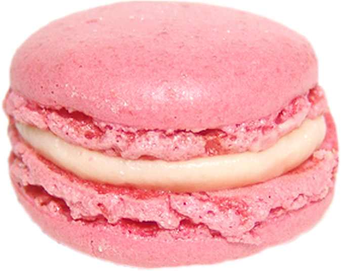 A Pink And White Cookie