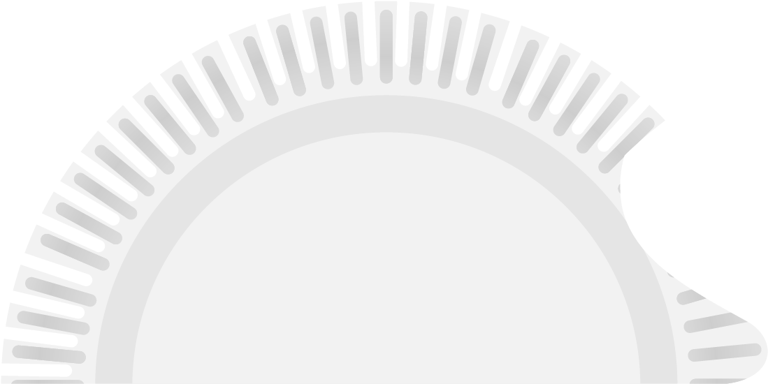 A White Circular Object With A Black Background