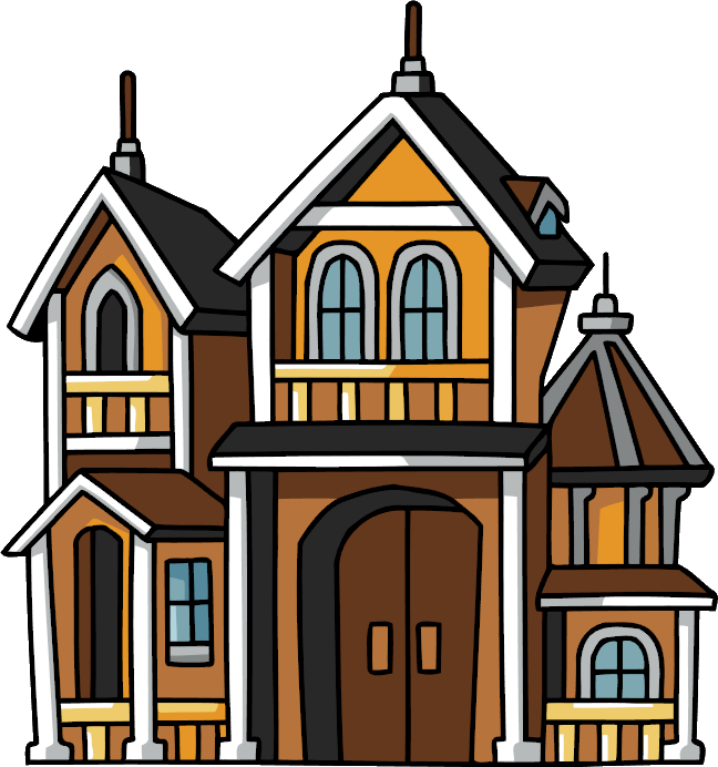 A Cartoon Of A House