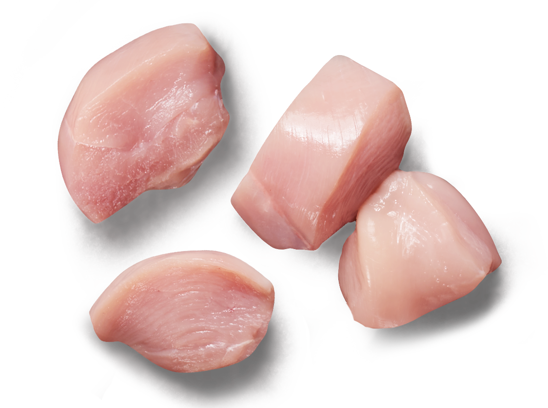 A Group Of Raw Chicken Meat