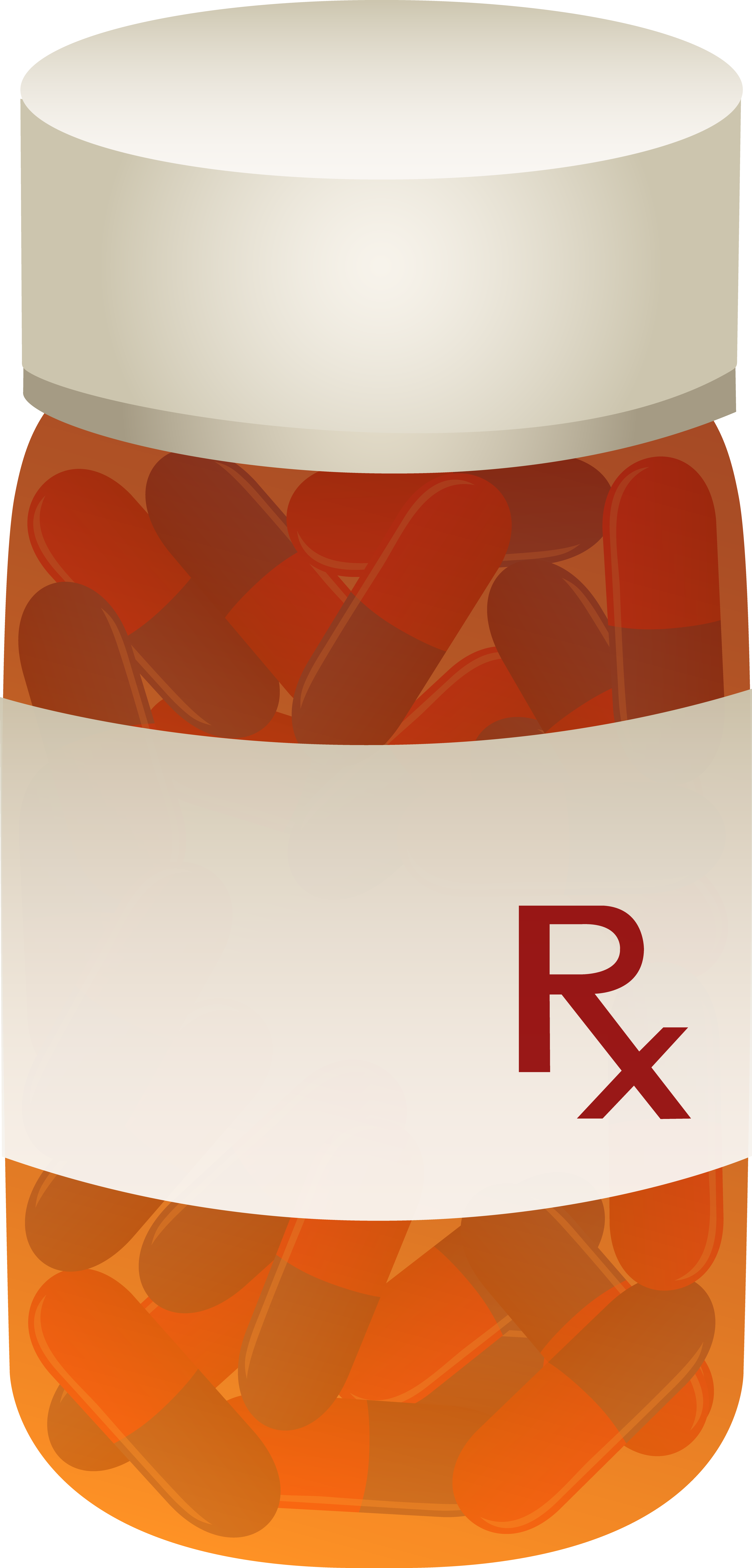 A Close Up Of A Jar Of Pills