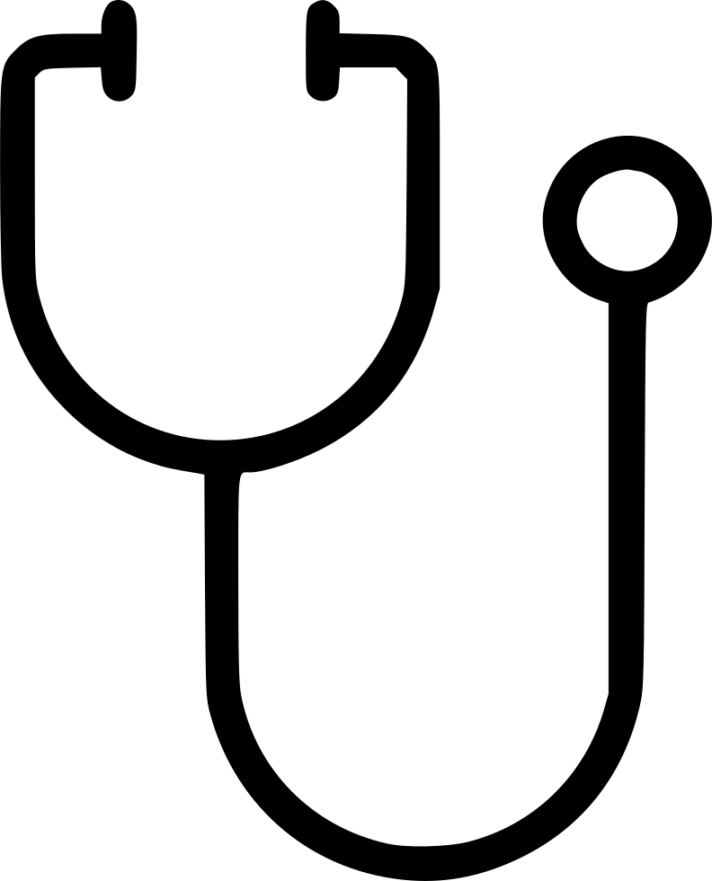 A Stethoscope With A Black Background