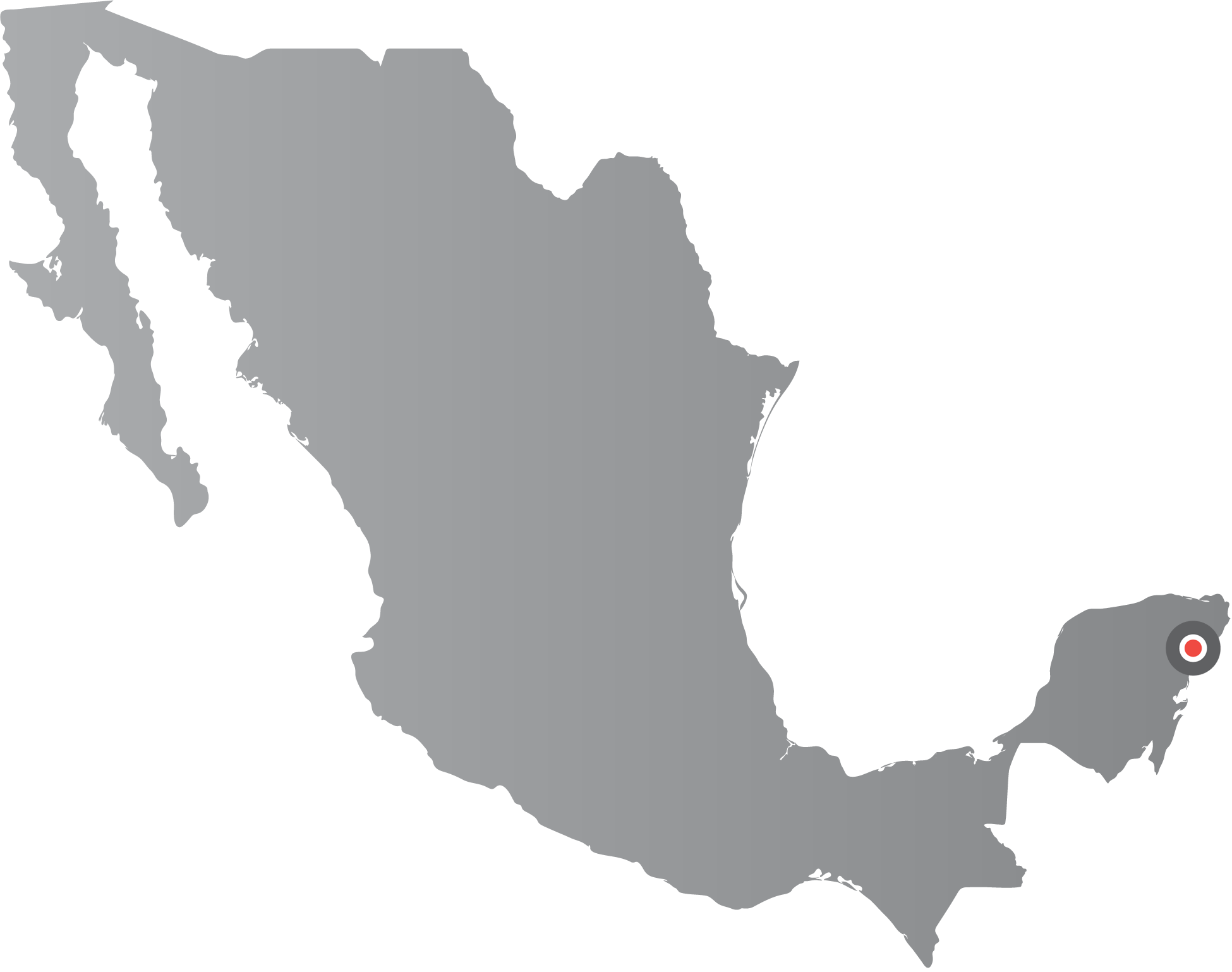 A Map Of Mexico With Black Background
