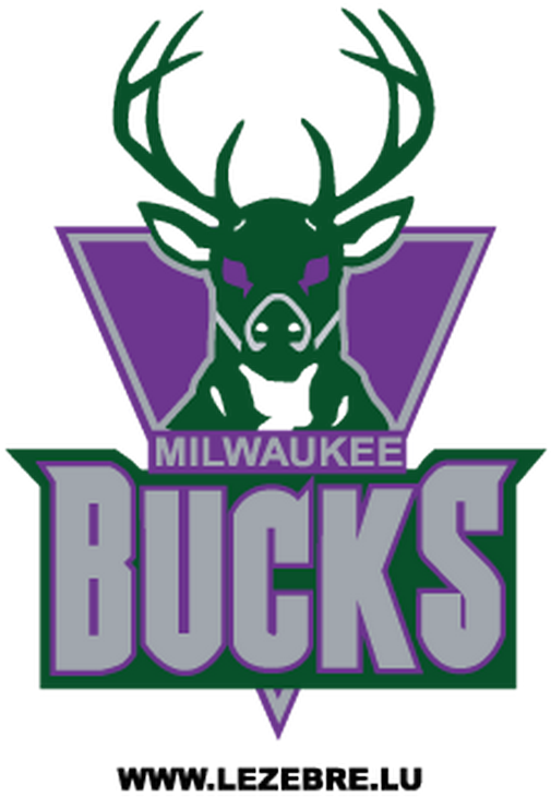 A Green Deer With Antlers And Purple Text